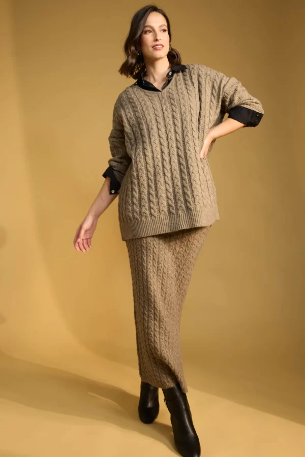 Haven Cadiz Knit Skirt - Marle Discount