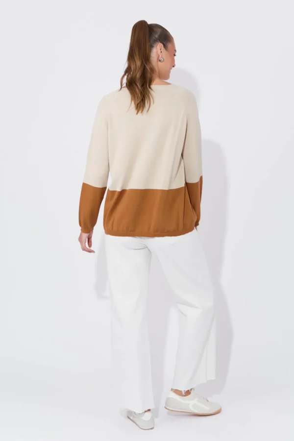 Haven Casablanca Block Knit - Sand/Dune Hot