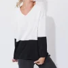 Haven Casablanca Block Knit - White/Kohl New