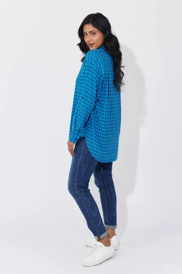 Haven Casablanca Shirt - Blue/Oasis Online