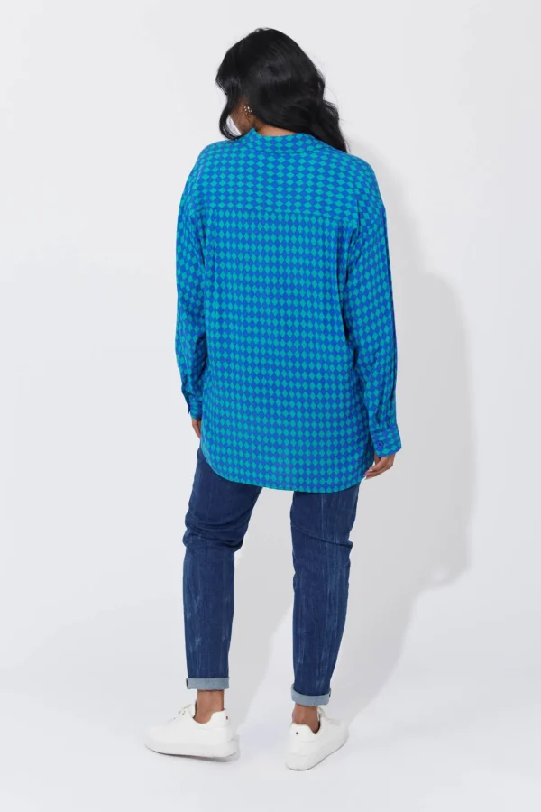 Haven Casablanca Shirt - Blue/Oasis Online