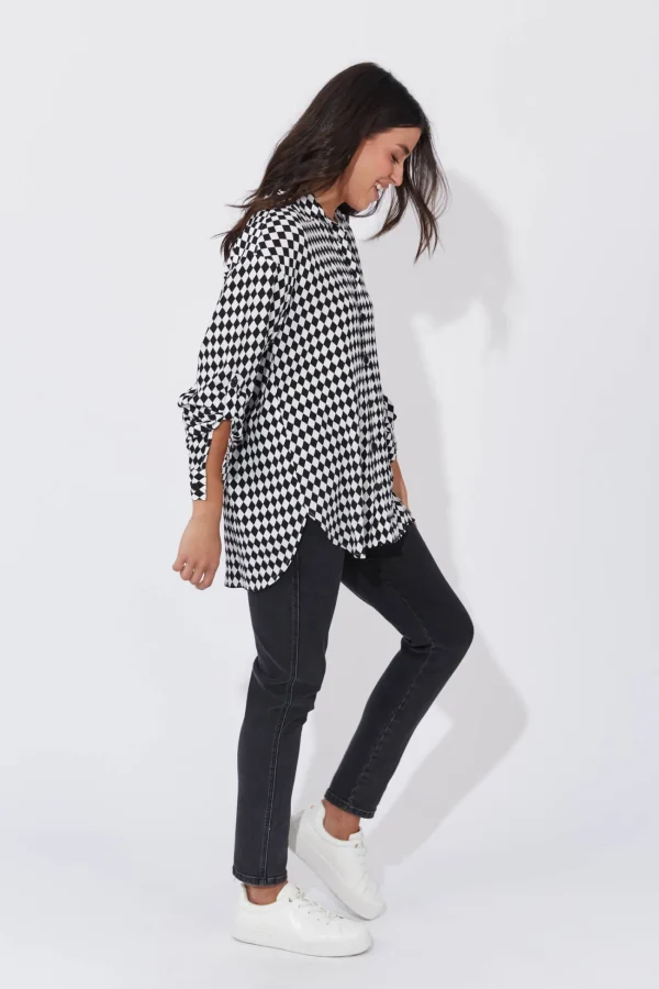 Haven Casablanca Shirt - White/Kohl Discount