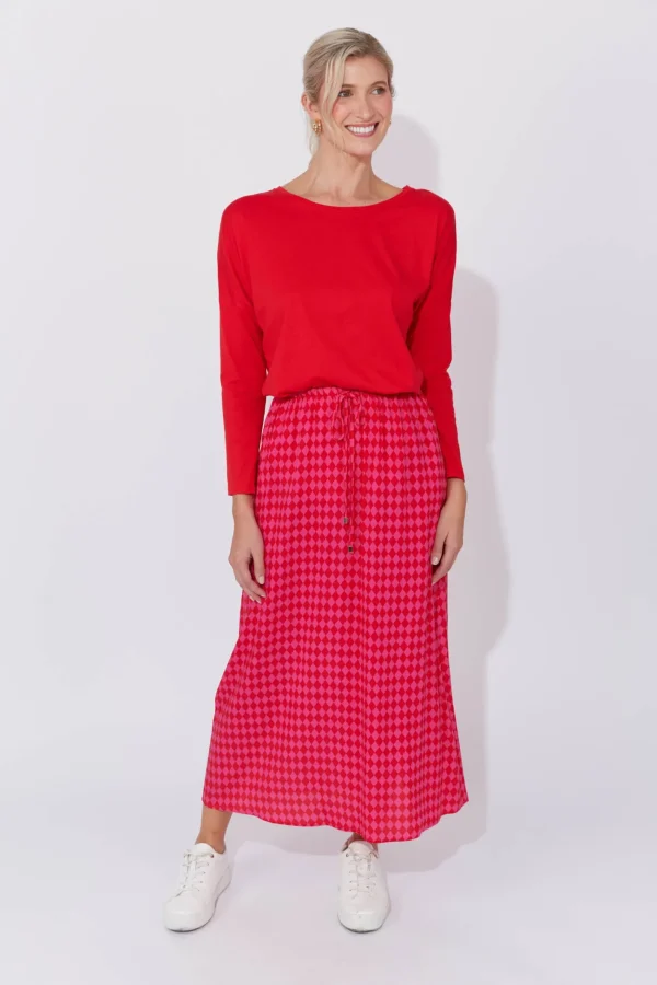 Haven Casablanca Skirt - Chilli/Pink Online