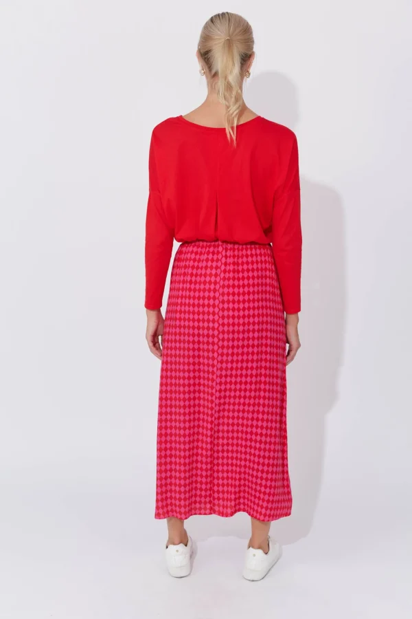 Haven Casablanca Skirt - Chilli/Pink Online