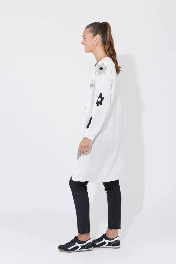 Haven Delphi Cardigan - White/Kohl Online