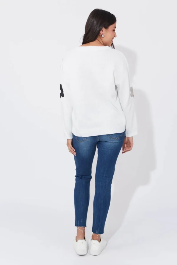 Haven Delphi Jumper - White/Kohl Sale