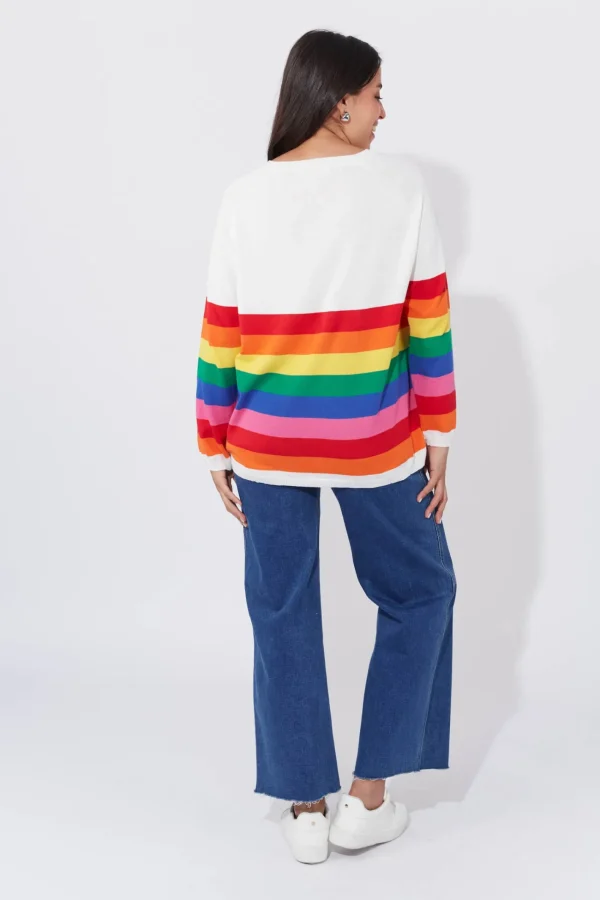 Haven Florida Stripe Jumper - Rainbow Discount