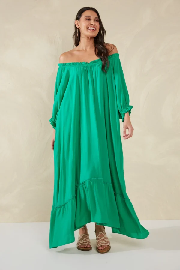 Haven Lipari Dress - Verde Sale