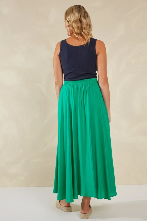Haven Lipari Maxi Skirt - Verde Fashion