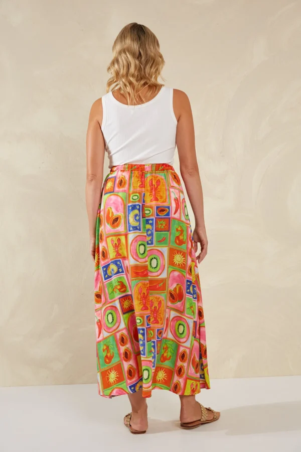 Haven Portofino Maxi Skirt - Spritz Discount