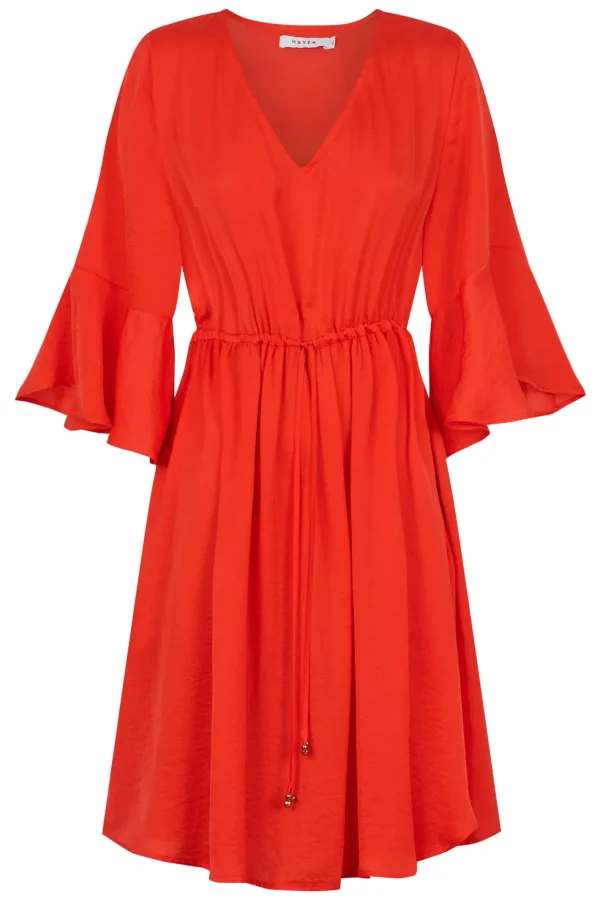 Haven Portofino Tie Dress - Aperol Fashion