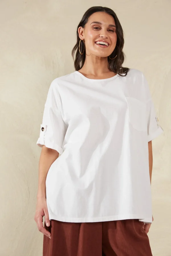 Haven Ravello Tshirt - Bianco Discount