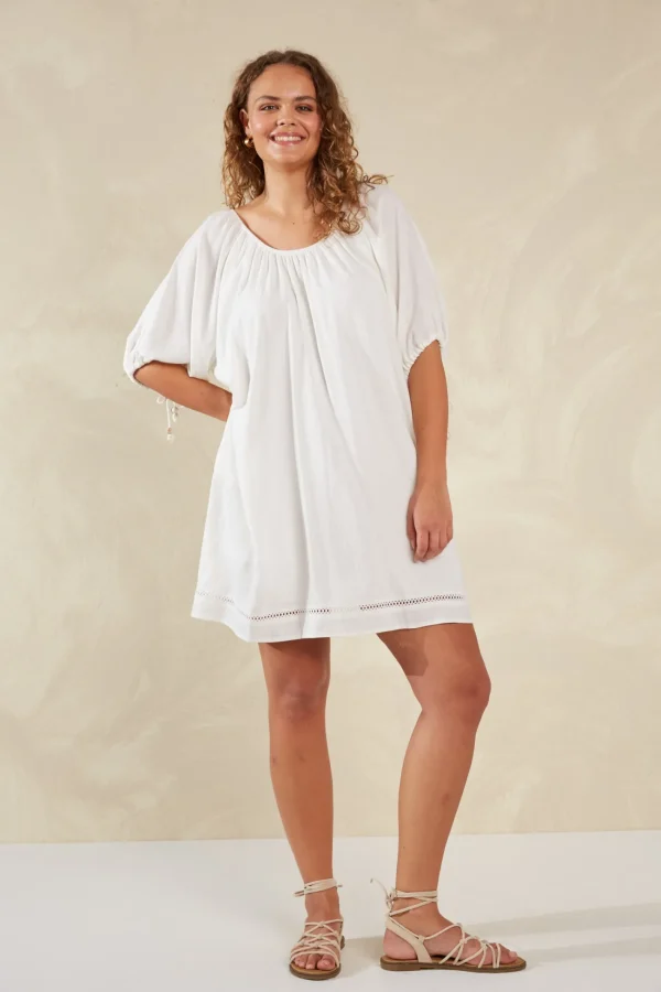 Haven Sardinia Relaxed Dress - Bianco Hot