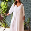 Haven Sardinia Relaxed Maxi - Bianco Discount
